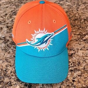 Miami Dolphins New Era Black and Orange Cap